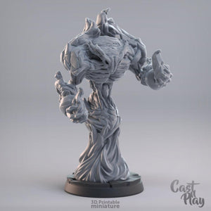 3D Printed Cast n Play Fire Elemental 28mm 32mm D&D - Charming Terrain