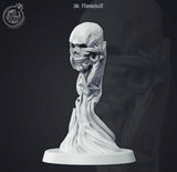 3D Printed Cast n Play Flameskull 28mm 32mm D&D - Charming Terrain