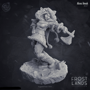 3D Printed Cast n Play Frostlands - Akna Amak 28mm 32mm D&D - Charming Terrain