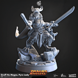 3D Printed Cast n Play Gruff Ho Megas, Pyre Lady Dragon Seekers 28mm 32mm D&D - Charming Terrain