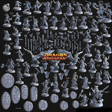 3D Printed Cast n Play Hands and Weapons Dragon Seekers 28mm 32mm D&D - Charming Terrain