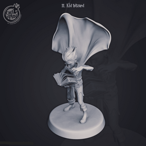 3D Printed Cast n Play Kid Wizard 28mm 32mm D&D - Charming Terrain