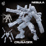 3D Printed Cast n Play Legion Crusader (Titan) Nebula All Out War 28mm 32mm D&D - Charming Terrain