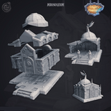 3D Printed Cast n Play Mausoleum Kingdom Of Thamarya 28mm 32mm D&D - Charming Terrain