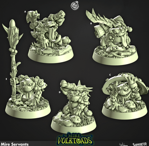 3D Printed Cast n Play Mire Servants Mire Volktoads Set 28mm 32mm D&D - Charming Terrain