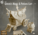 3D Printed Cast n Play Qimmi's Magic & Potions Kart 28mm 32mm D&D - Charming Terrain