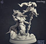 3D Printed Cast n Play Zirdrana The Shaman Goblin Uru'Can Tribe 28mm 32mm D&D - Charming Terrain