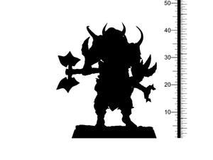 3D Printed Clay Cyanide Dreadblood Maulers Factions 28 32 mm D&D - Charming Terrain