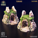 3D Printed Clay Cyanide Mortisbane Terrains Mortisbane Revenants 28 32 mm D&D - Charming Terrain