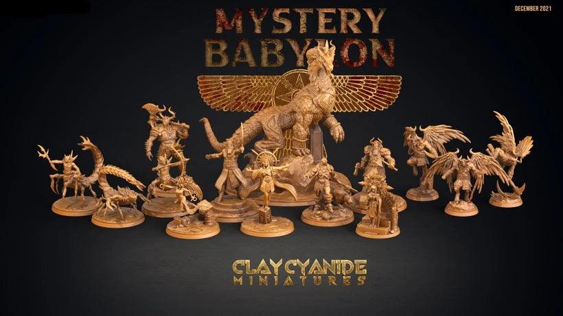 3D Printed Clay Cyanide Mystery Babylon - Semiramis 28mm 32mm D&D - Charming Terrain