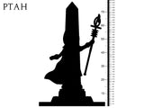 3D Printed Clay Cyanide Ptah Egyptian Mythology 28 32 mm D&D - Charming Terrain