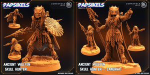 3D Printed Papsikels Ancient Wulfen Skull Hunter Set Skull Hunters Army Bundle 2 28mm 32mm - Charming Terrain