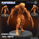 3D Printed Papsikels Assassin Skull Hunters Set 28mm 32mm - Charming Terrain