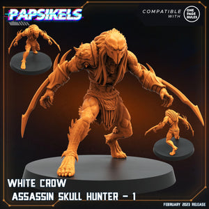 3D Printed Papsikels Assassin Skull Hunters Set 28mm 32mm - Charming Terrain