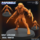 3D Printed Papsikels Assassin Skull Hunters Set 28mm 32mm - Charming Terrain