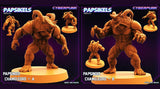 3D Printed Papsikels August 2023 - Cyberpunk Papsinoid Chameleord Set 28mm 32mm - Charming Terrain