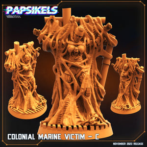 3D Printed Papsikels Colonial Marine Victim Set 28mm 32mm - Charming Terrain