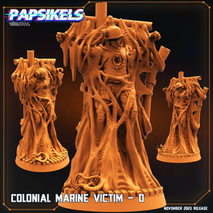 3D Printed Papsikels Colonial Marine Victim Set 28mm 32mm - Charming Terrain