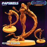 3D Printed Papsikels - Cyber Saga Episode 2 Psycho Scorpion - 28mm 32mm - Charming Terrain