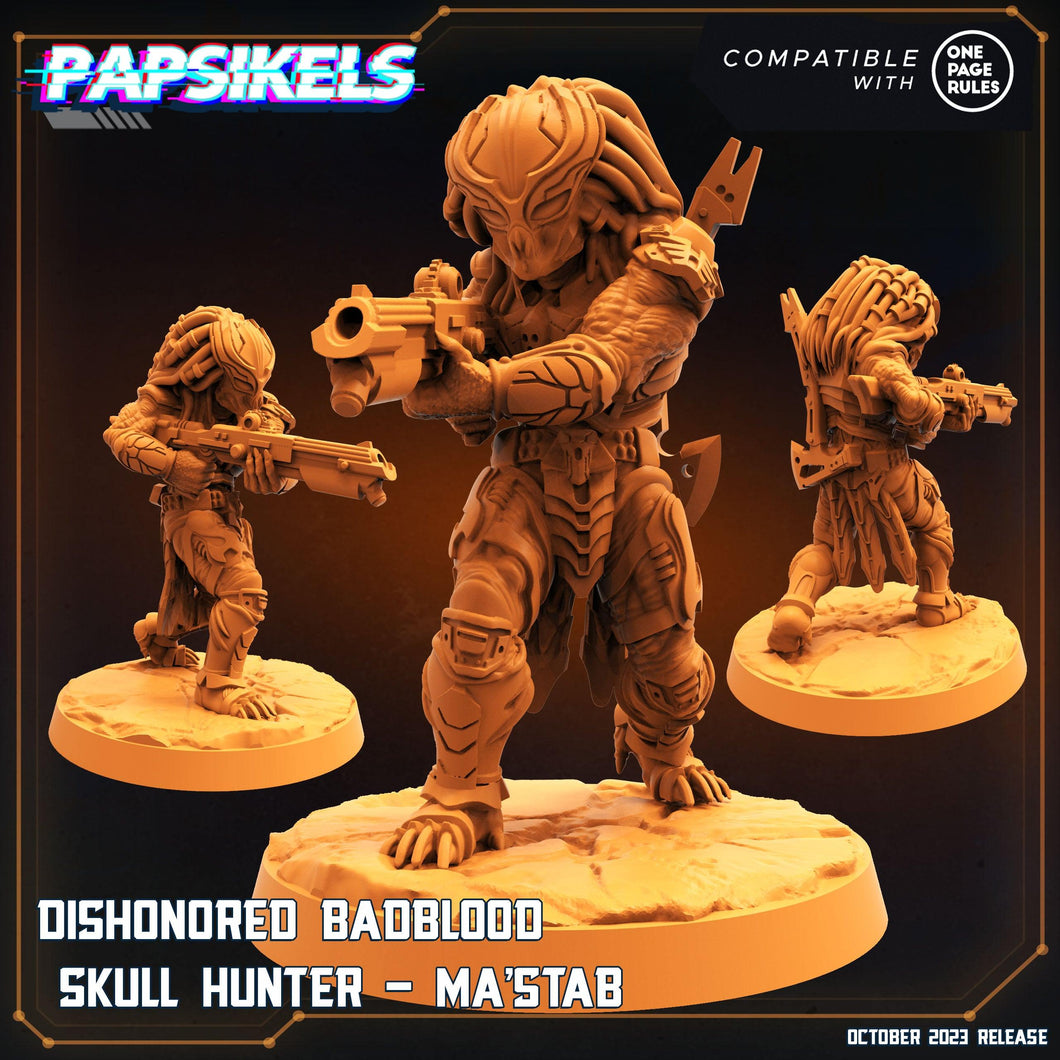 3D Printed Papsikels Dishonored Badblood Skullhunter Mastab 28mm 32mm - Charming Terrain