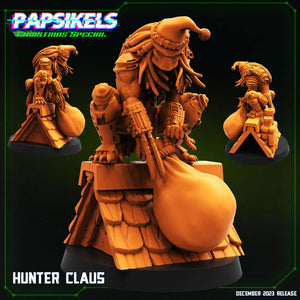 3D Printed Papsikels Hunter Claus 28mm 32mm - Charming Terrain