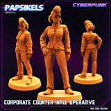 3D Printed Papsikels May 2023 Cyberpunk Corporate Counter Intel Set 28mm 32mm - Charming Terrain