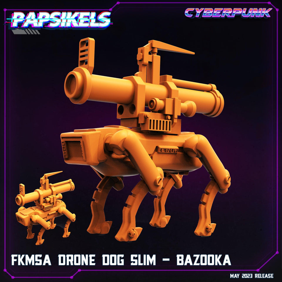 3D Printed Papsikels May 2023 Cyberpunk Fkmsa Battle Droid Set 28mm 32mm - Charming Terrain