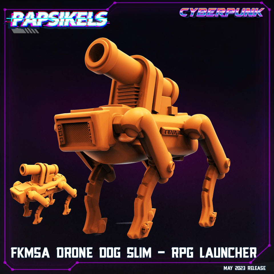 3D Printed Papsikels May 2023 Cyberpunk Fkmsa Battle Droid Set 28mm 32mm - Charming Terrain