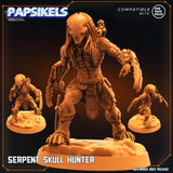 3D Printed Papsikels Serpent Skull Hunter Skull Hunters Army Bundle 2 28mm 32mm - Charming Terrain