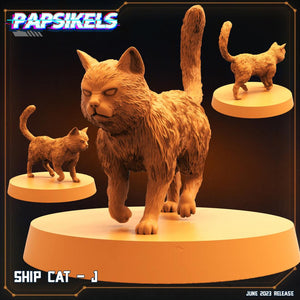 3D Printed Papsikels - Ship Cat Set - 28mm 32mm - Charming Terrain