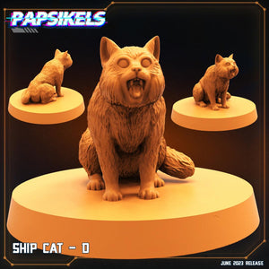 3D Printed Papsikels - Ship Cat Set - 28mm 32mm - Charming Terrain