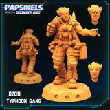 3D Printed Papsikels Typoon Gang Set 28mm 32mm - Charming Terrain