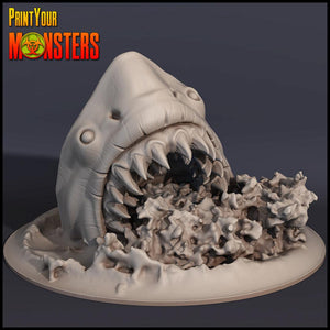 3D Printed Print your Monster Shark 28 32mm D&D - Charming Terrain