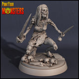 3D Printed Print your Monster Zombie Set 28 32mm D&D - Charming Terrain