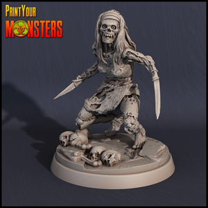 3D Printed Print your Monster Zombie Set 28 32mm D&D - Charming Terrain