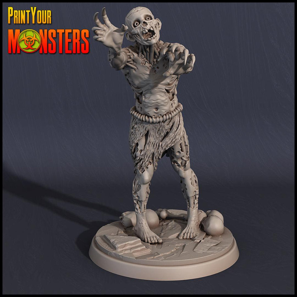 3D Printed Print your Monster Zombie Set 28 32mm D&D - Charming Terrain