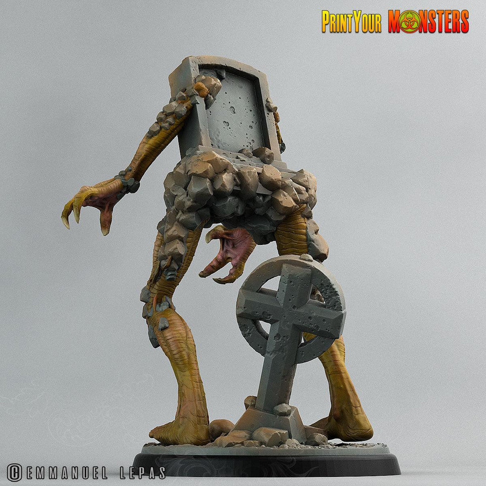 3D Printed Print Your Monsters Graveyard Monsters The Living Graveyard 28mm - 32mm D&D Wargaming - Charming Terrain