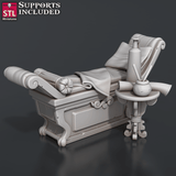 3D Printed STL Miniatures Bath House Set 28 - 32mm War Gaming D&D - Charming Terrain