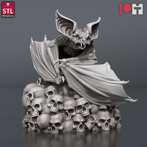 3D Printed STL Miniatures Blood Bats Set 28 - 32mm War Gaming D&D - Charming Terrain