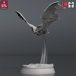 3D Printed STL Miniatures Blood Bats Set 28 - 32mm War Gaming D&D - Charming Terrain