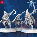 3D Printed STL Miniatures Cultist Set The Frost City 2 28 - 32mm War Gaming D&D - Charming Terrain