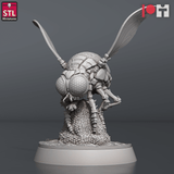 3D Printed STL Miniatures Giant Flies Set 28 - 32mm War Gaming D&D - Charming Terrain