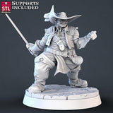 3D Printed STL Miniatures Pirate Set 28 - 32mm War Gaming D&D - Charming Terrain