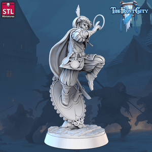 3D Printed STL Miniatures The Frost City Mages 28 - 32mm War Gaming D&D - Charming Terrain