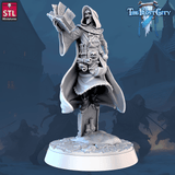 3D Printed STL Miniatures The Frost City Mages 28 - 32mm War Gaming D&D - Charming Terrain