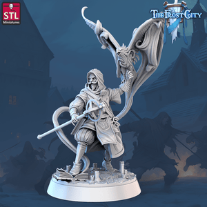 3D Printed STL Miniatures The Frost City Mages 28 - 32mm War Gaming D&D - Charming Terrain