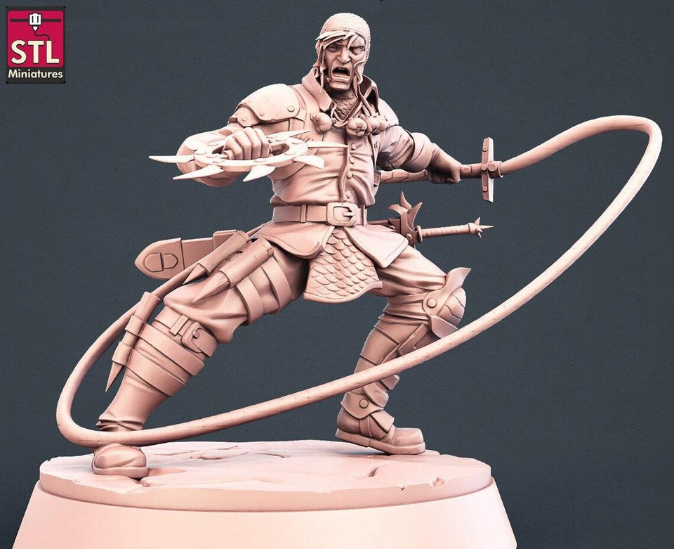 3D Printed STL Miniatures Vampire Hunters Set 28 - 32mm War Gaming D&D - Charming Terrain