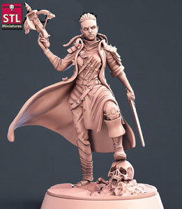 3D Printed STL Miniatures Vampire Hunters Set 28 - 32mm War Gaming D&D - Charming Terrain