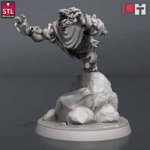 3D Printed STL Miniatures Wolves and Werewolves 28mm - 32mm War Gaming D&D - Charming Terrain