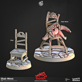 3D Printed Cast n Play Chair Mimic Mimics Mayhem Set 28mm 32mm D&D